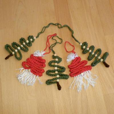 Häkelanleitung Anhänger Tannenbaum und Weihnachtsmann, pdf-Datei