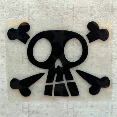 Bügelbild - Totenkopf | Schädel | Halloween - viele mögliche Farben