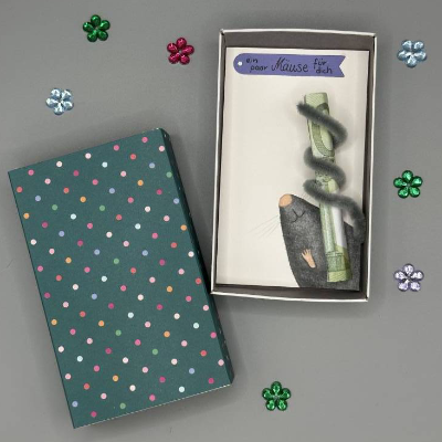 lustiges Geldgeschenk  ....ein paar Mäuse