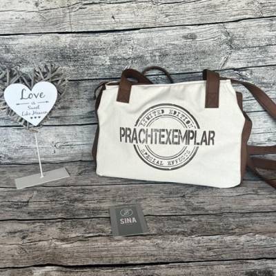 Vanilla Bag- Businesstasche- Wickeltasche-Handtasche- Prachtexemplar-Viel Stauraum-übersichtlich-beige-braun