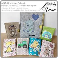 Stickdateien Babyset im Shabby Stil – 41 Motive & ITH-Hüllen ab 10x10 Rahmen Bild 2