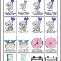 Stickdateien Babyset im Shabby Stil – 41 Motive & ITH-Hüllen ab 10x10 Rahmen Bild 6