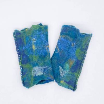 Elegante Damen Pulswärmer aus Wolle & Seide – Warme Armstulpen Herbst/Winter 2025/26