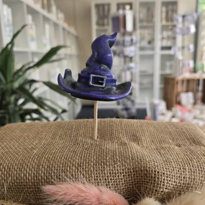 Blumenstecker - Hexenhut - Deko Figur - Halloween