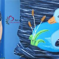 Kostenlose Applikationsvorlage Schwanenkinder – Gratis Datei Freebook zum applizieren und nähmalen Bild 1