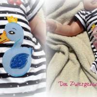 Kostenlose Applikationsvorlage Schwanenkinder – Gratis Datei Freebook zum applizieren und nähmalen Bild 9