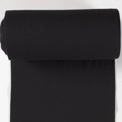 Bündchen Cuff schwarz Schlauchware Öko Tex