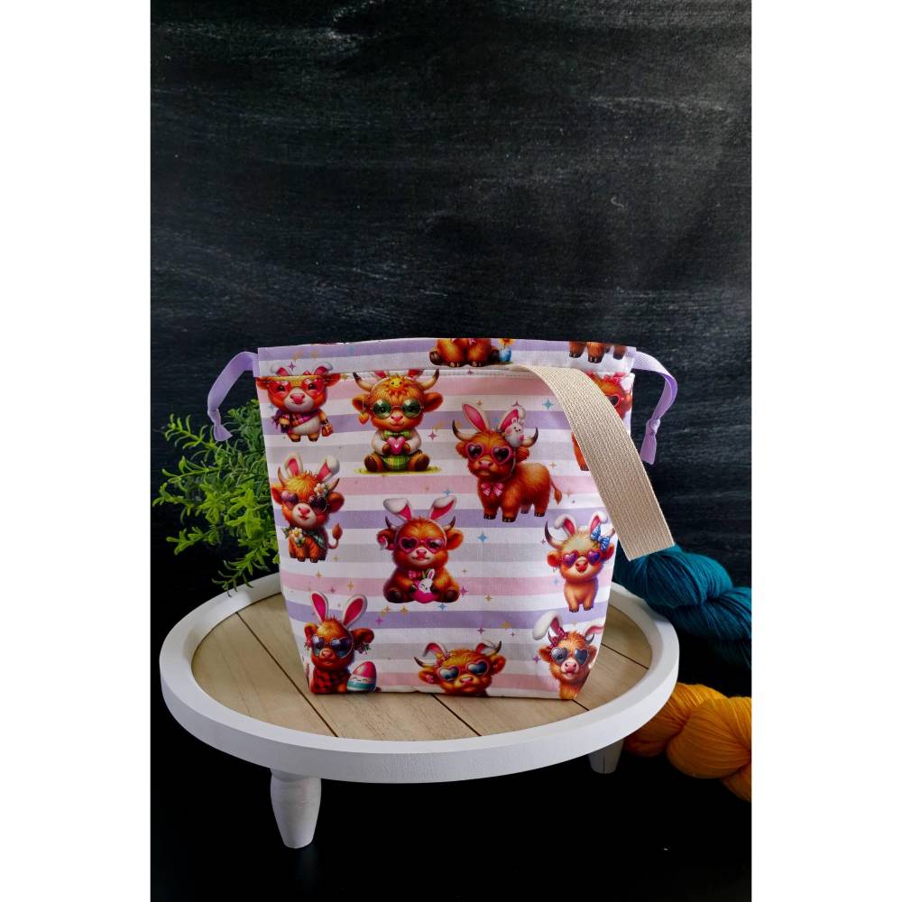 Projekttasche Tuva Bag Lotti Lovestruck – Stricktasche mit