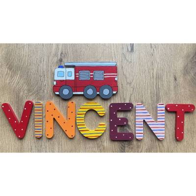 Holzbuchstaben Türbuchstaben 8 cm  wooden letters Buchstaben Kinderzimmertür