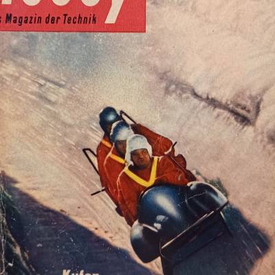 Hobby Magazin Technik Januar 1954 – Autosalon Moskau: Pobjeda, Moskwitsch, SIS 110