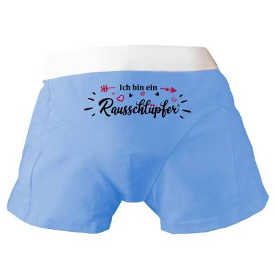 Herren Boxershort bedruckt mit RAUSSCHLÜPFER