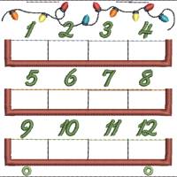 Stickdatei Adventskalender zum Befüllen ITH Bild 5