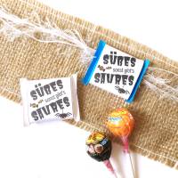 Halloween Banderole Druckvorlage für Mini-Schokolade – Süßes oder Saures Geschenkidee Bild 1