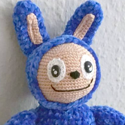Häkelanleitung für den lächelnden Hasen