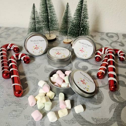 Wichtel-Pupse To Go – Lustiges Gastgeschenk mit Marshmallows für Weihnachten & Advent