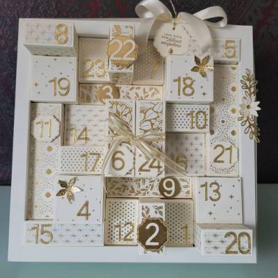 Adventskalender, Geschenkidee, Adventszeit, für 24 Überraschungen, Stampin up