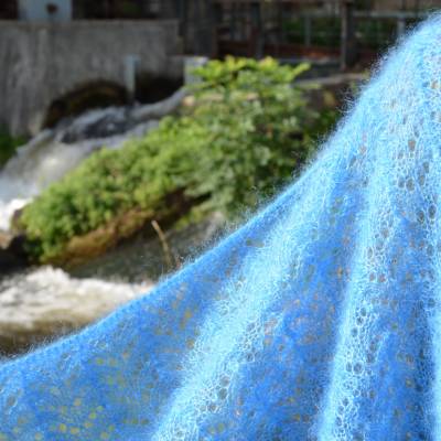 Dreieckstuch gestricktes 