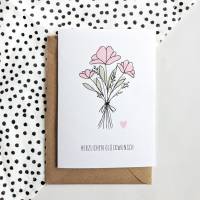 Geburtstagskarte | Klappkarte | Postkarte | Herzlichen Glückwunsch | Karte | A4 | Datei | PDF Vorlage Bild 2