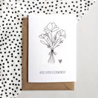 Geburtstagskarte | Klappkarte | Postkarte | Herzlichen Glückwunsch | Karte | A4 | Datei | PDF Vorlage Bild 3