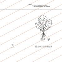 Geburtstagskarte | Klappkarte | Postkarte | Herzlichen Glückwunsch | Karte | A4 | Datei | PDF Vorlage Bild 5