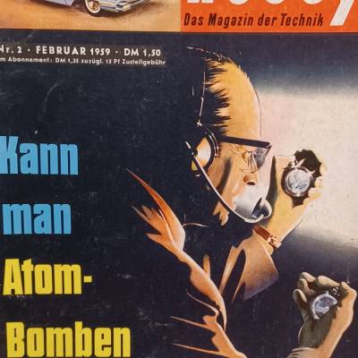 Hobby Magazin Nr. 2 Februar 1959: Das Aluminiumauto ist da – Technik-Highlight aus dem Ehapa Verlag