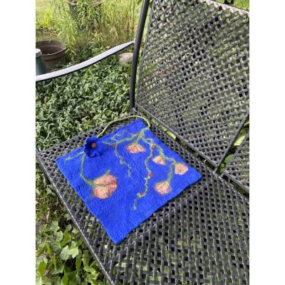 Wanderkissen aus 100% Filz zum Zusammenrollen – Sitzunterlage für Wanderer & Geschenk für Großeltern,Wanderer,Open-air-Besucher