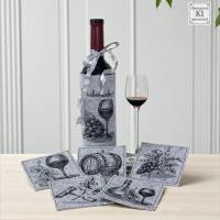 Stickdateien Weinliebe (Doro-Collection) ab 10x10 Rahmen – 21 Scribble-Motive für edle Stickprojekte Bild 1