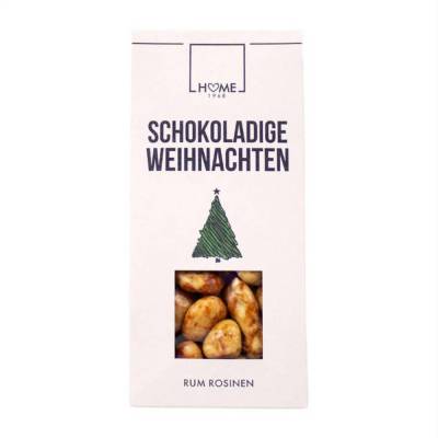 Schokoladige Weihnachten, Rum Rosinen, Edle Geschenkidee für Kita & Lehrkräfte