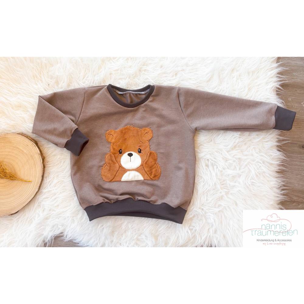 H&m Teddy Teddy Sweater Half Zip Half-zip Teddy Fleece