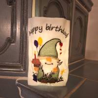 Stickdatei Wichtel Geburtstag Bild 3