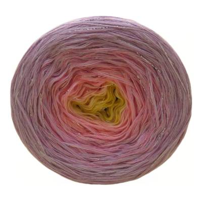 handgewickelter Bobbel mit Glitzerfaden - Nr. 222U