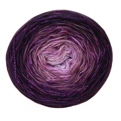 handgewickelter Bobbel mit Glitzerfaden - Nr. 90