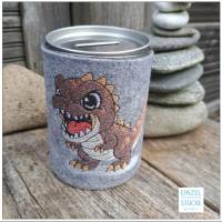 Stickdateien T-Rexi (Doro-Collection) – Shabby Stil, 8 Motive, 17 Dateien ab 10x10 Rahmen Bild 6