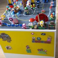 Bauanleitung für den rollbaren Klemmbausteintisch Bild 2