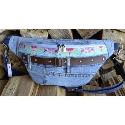 Jeans-Upcycling, Crossbody-bag, Bodybag „Summer Denim“ – Leicht. Lässig. Upcycled