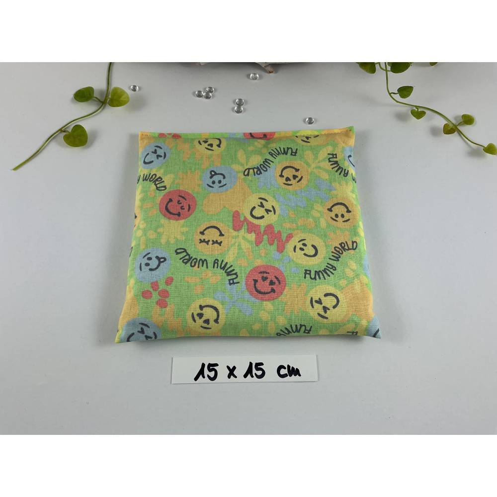 Formalind Weizenkissen Mit Bändern - Großes Körnerkissen Für Rücken Und Nierenbereich