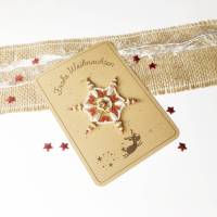 Druckvorlage Frohe Weihnachten, Weihnachtsgruß, Tütenkarte, Geschenkkarte, Weihnachtskarte, Geschenkidee, Weihnachtszug, Bild 7