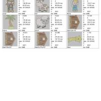 Stickdatei Weihnachten Krippe In the Hoop Set 2585 – 12 Motive für festliche Dekoration & LED-Lichter Bild 4