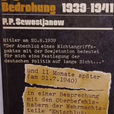 Sowjetdiplomatie gegen faschistische Bedrohung – P.P. Sewostjanow | DDR Staatsverlag