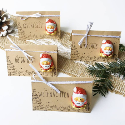 Druckvorlage Gastgeschenk Weihnachten – DIY Tischkarten & Tischdeko als PDF zum Ausdrucken