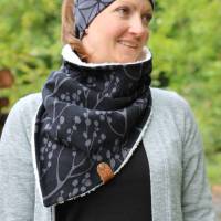 Schnittmuster Dreieckstuch in Loopschalform, kuschelig, schnell genäht, für Anfänger, Resteverwertung Bild 10