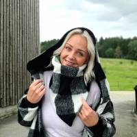 Schnittmuster Dreieckstuch in Loopschalform, kuschelig, schnell genäht, für Anfänger, Resteverwertung Bild 6