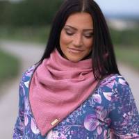 Schnittmuster Dreieckstuch in Loopschalform, kuschelig, schnell genäht, für Anfänger, Resteverwertung Bild 7