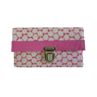 Geldbörse Portemonnaie Blumen Pink Rosa - Miss Manny Medium