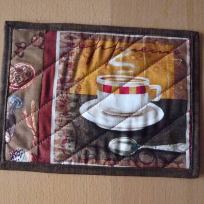 MugRug für den Kaffeepott Tassenteppich Tassenplatz Untersetzer Becherteppich Unterlage Tassenunterlage