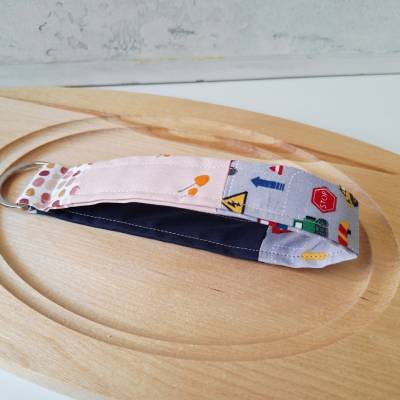 Kurzes Schlüsselband 1 Patchwork Low Waste