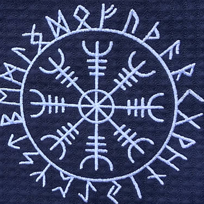 Terrorzauber Oegishjalmr 14x14cm bzw. 15x15cm Stickdatei – Nordischer Zauber für deine Stickmaschine