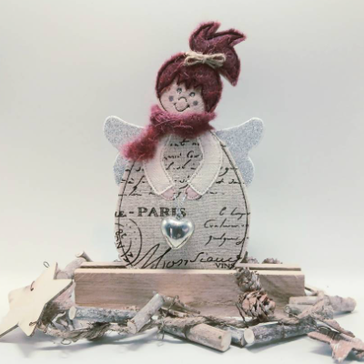 ITH Stickdatei Engel Aufsteller – 5 Größen, Weihnachtsdeko, Sofortdownload