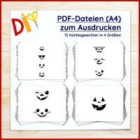 Fröhliche Deko basteln für Halloween - Vorlagen zum Ausdrucken Bild 7