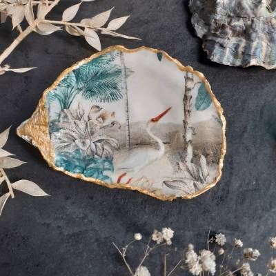 Austerschale • Reiher im Dschungel •